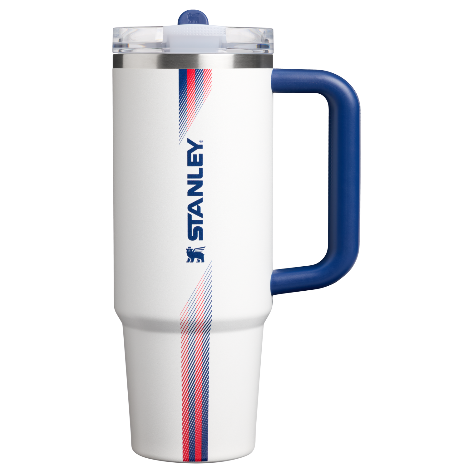 Country Collection Quencher ProTour Flip Straw Tumbler | 30 oz - Stanley Create Team White Dark Blue Team White Dark Blue