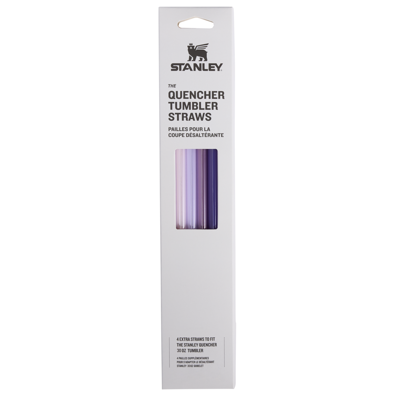 Adventure Quencher Travel Tumbler Straws | 30 OZ | 4-Pack Purple Purple