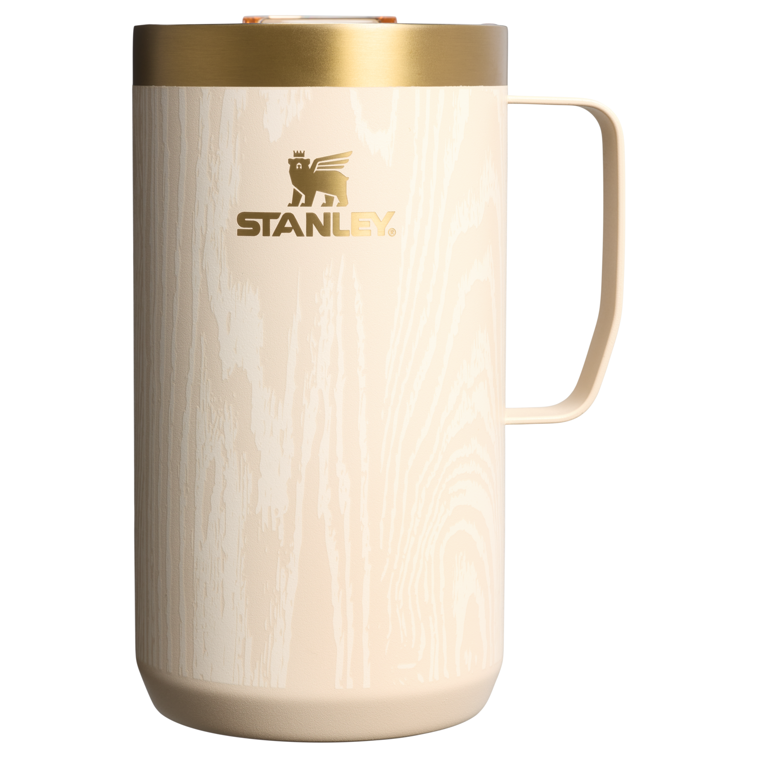 Stanley The Cheers & Cheer Stay-Hot Camp Mug | 24 OZ Birch Woodgrain Birch Woodgrain