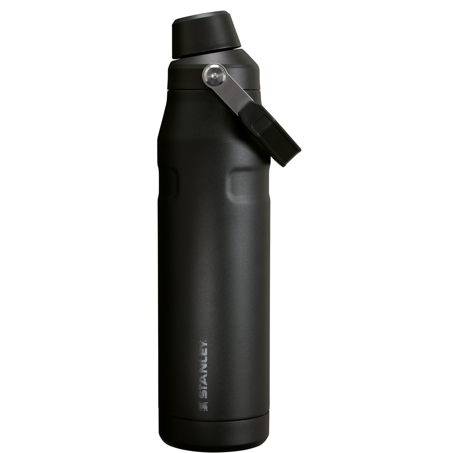 IceFlow Bottle with Fast Flow Lid | 36 OZ Black 2.0 Black 2.0