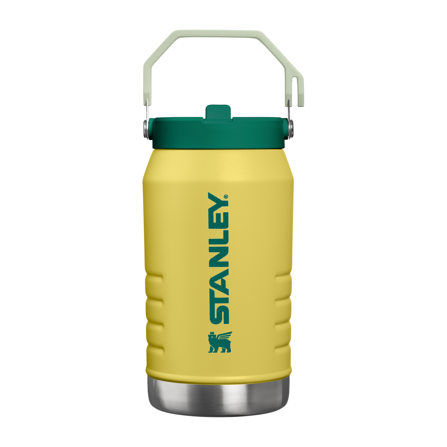 Stanley The IceFlow Flip Straw Jug | 64 OZ Daffodil Emerald Daffodil Emerald