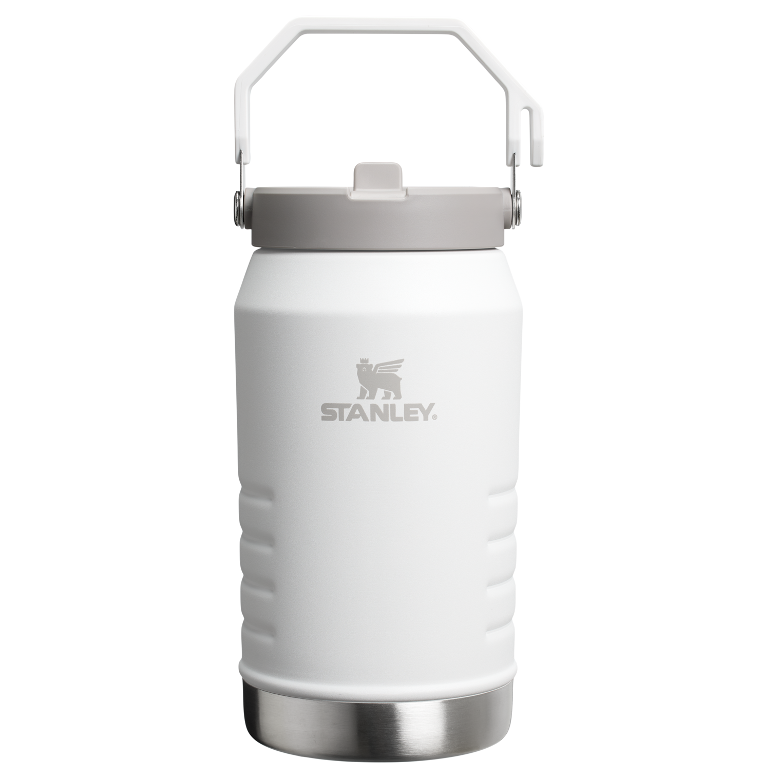 The IceFlow Flip Straw Jug | 64 OZ Frost Frost