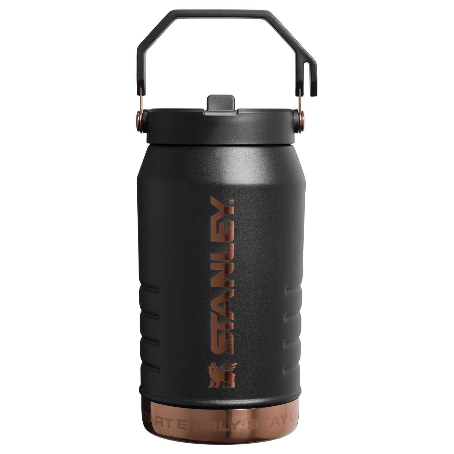 Stanley The Messi x Stanley IceFlow Flip Straw Jug | 64 OZ Messi GOAT Black Messi GOAT Black