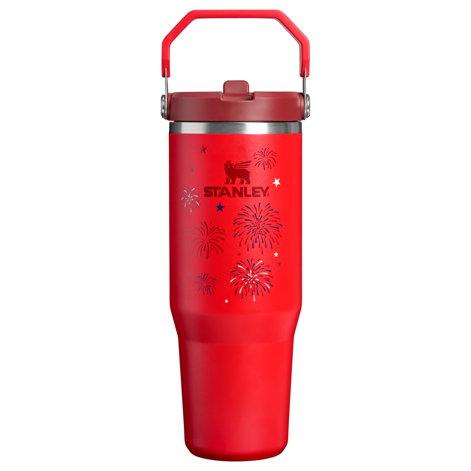 Stanley The IceFlow Flip Straw Tumbler | 30 OZ Chili Red Fireworks Chili Red Fireworks