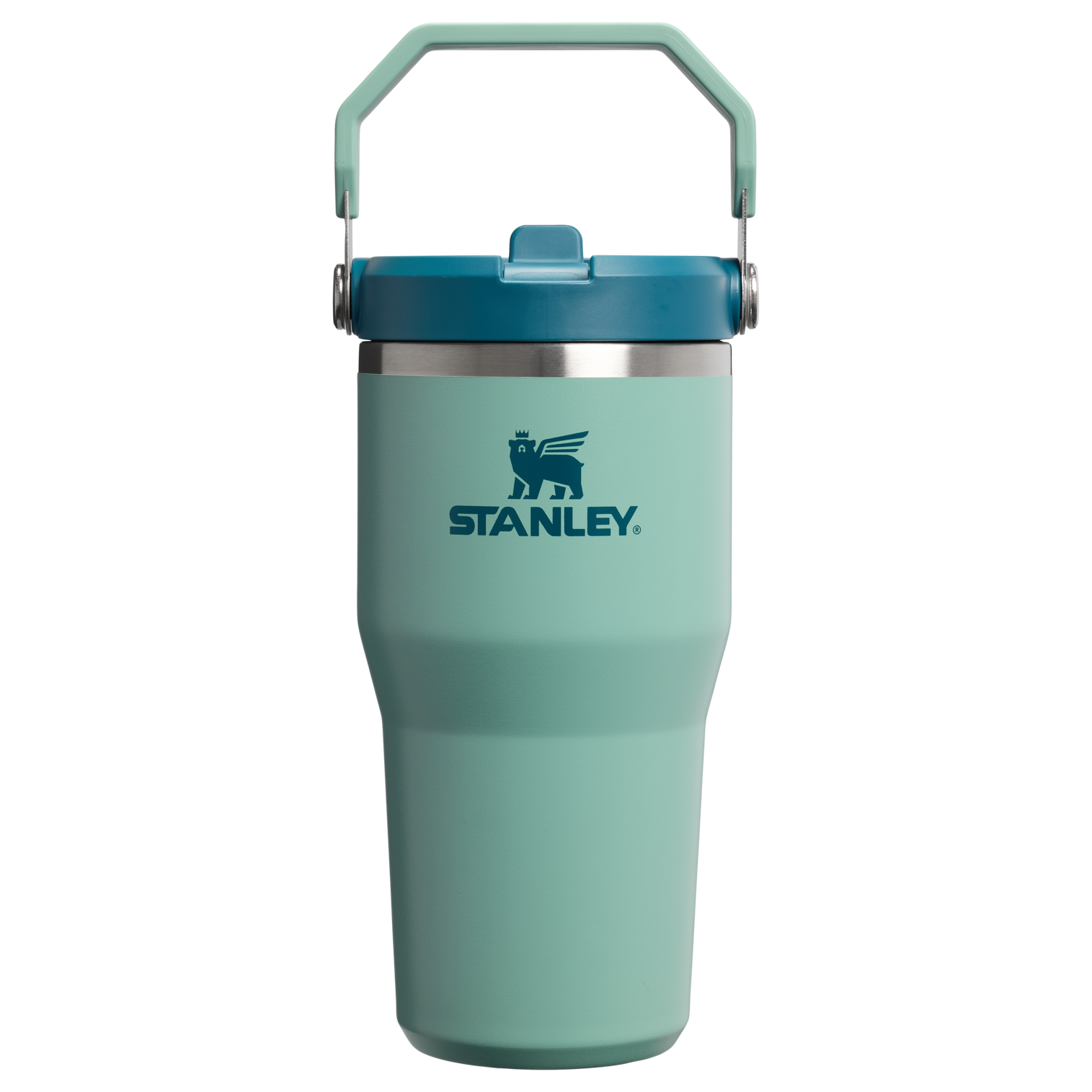 The IceFlow Flip Straw Tumbler | 20 OZ Spring Green Spring Green
