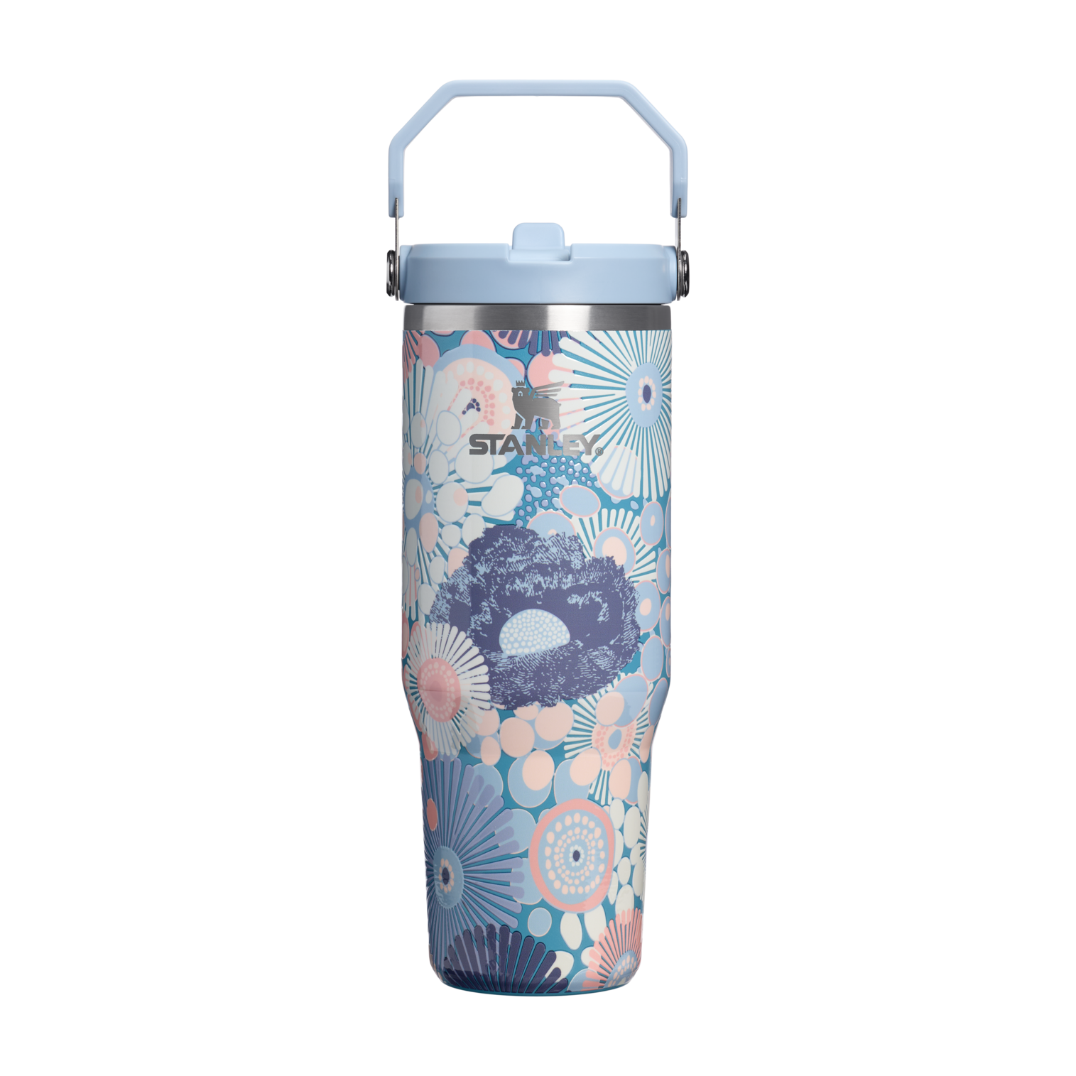 Stanley The IceFlow Flip Straw Tumbler | 30 OZ Blue Dream Wildflower Blue Dream Wildflower