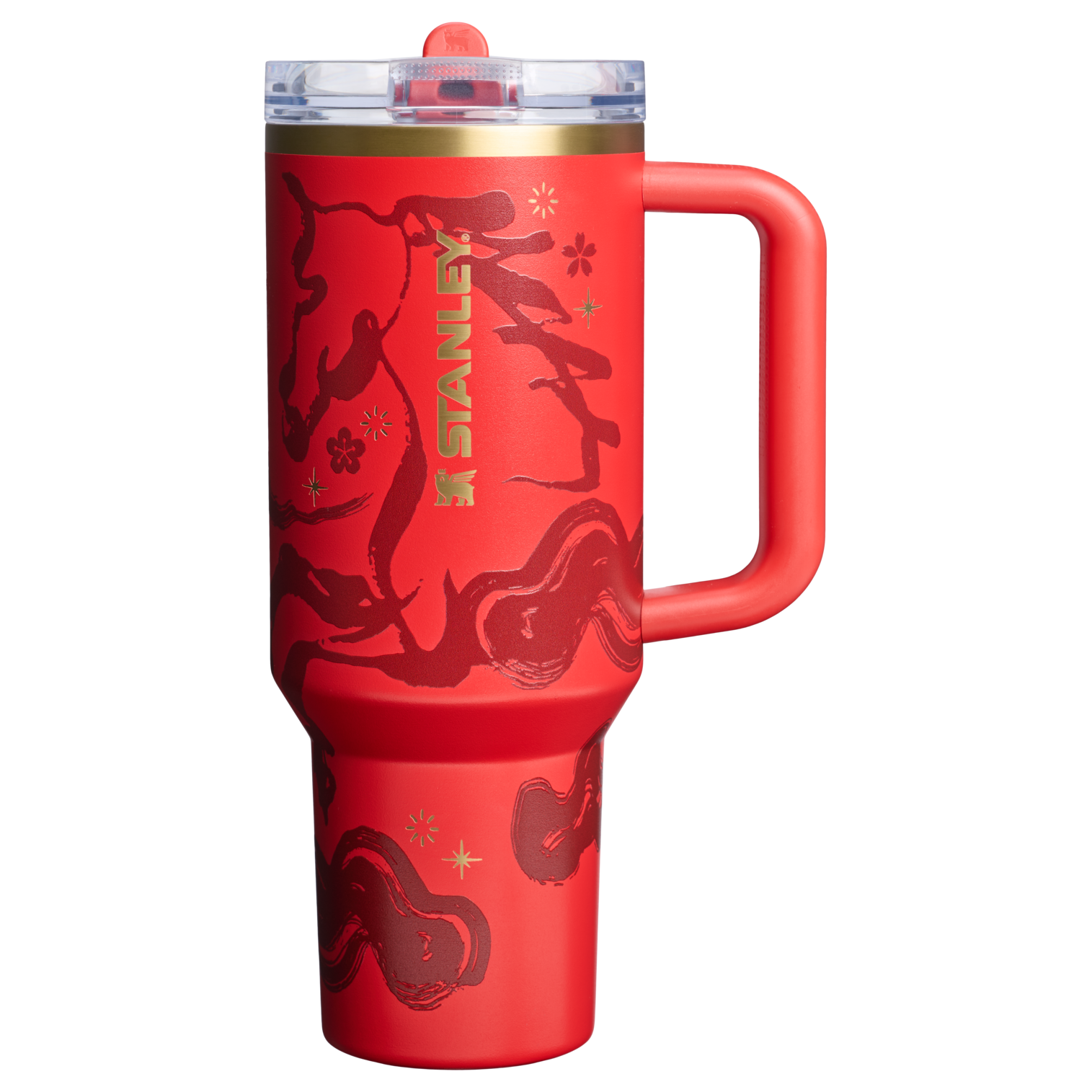 Stanley The Lunar New Year Quencher ProTour Flip Straw Tumbler | 40 OZ Red Stallion Red Stallion