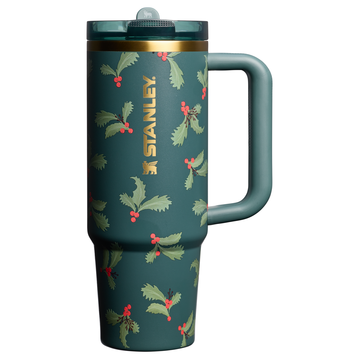 Stanley The Cheers & Cheer Quencher ProTour Flip Straw Tumbler | 30 OZ Holiday Botanical Holiday Botanical