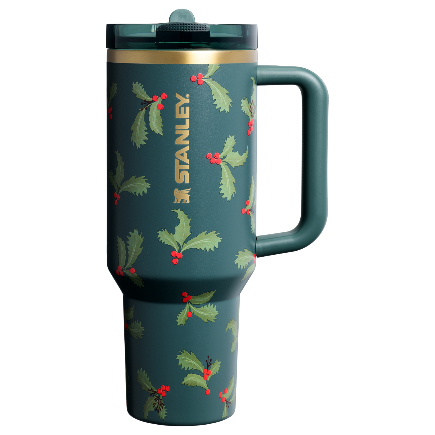 Stanley The Cheers & Cheer Quencher ProTour Flip Straw Tumbler | 40 OZ Holiday Botanical Holiday Botanical