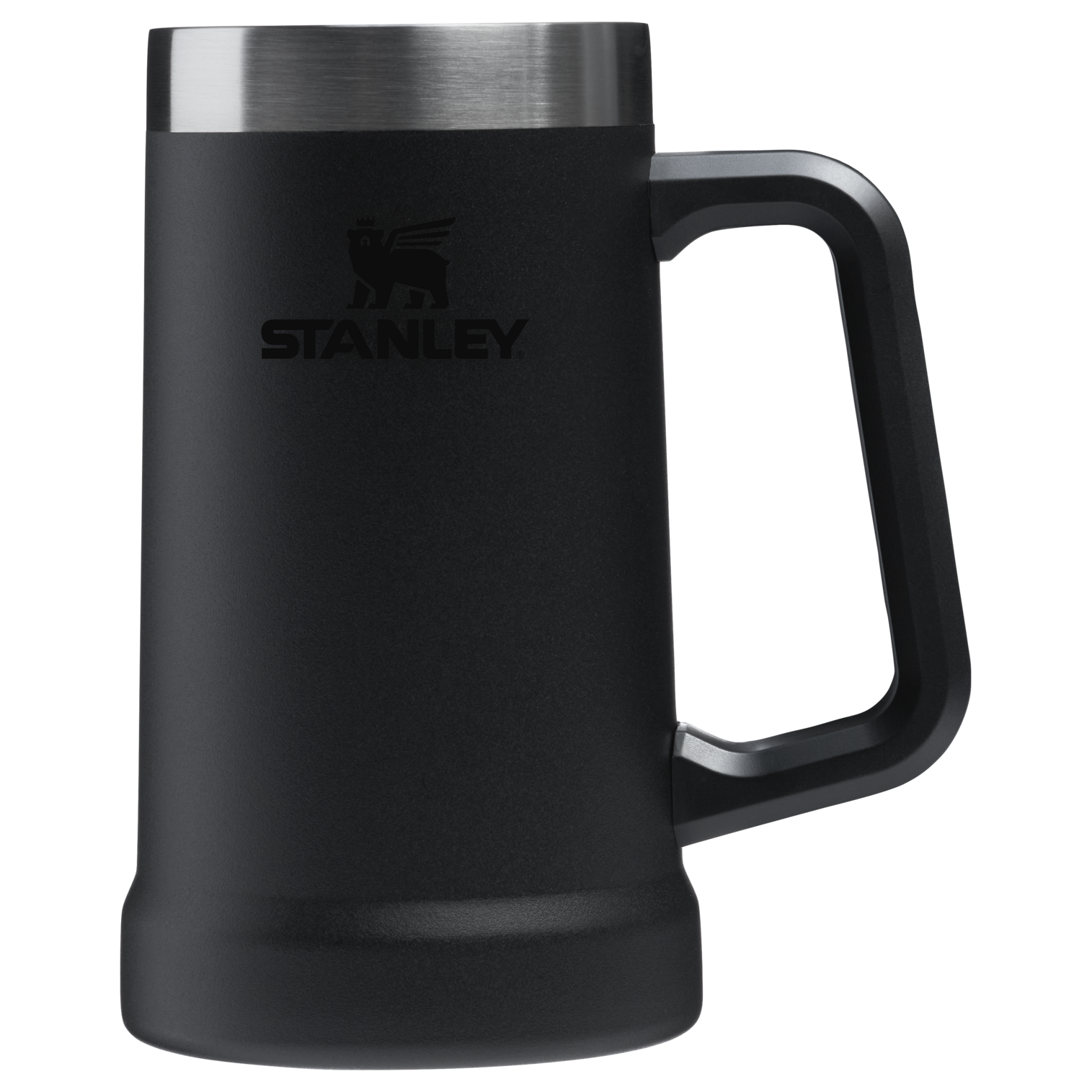 Stanley Adventure Big Grip Beer Stein | 24 OZ | Stanley Create Black 2.0 Black 2.0
