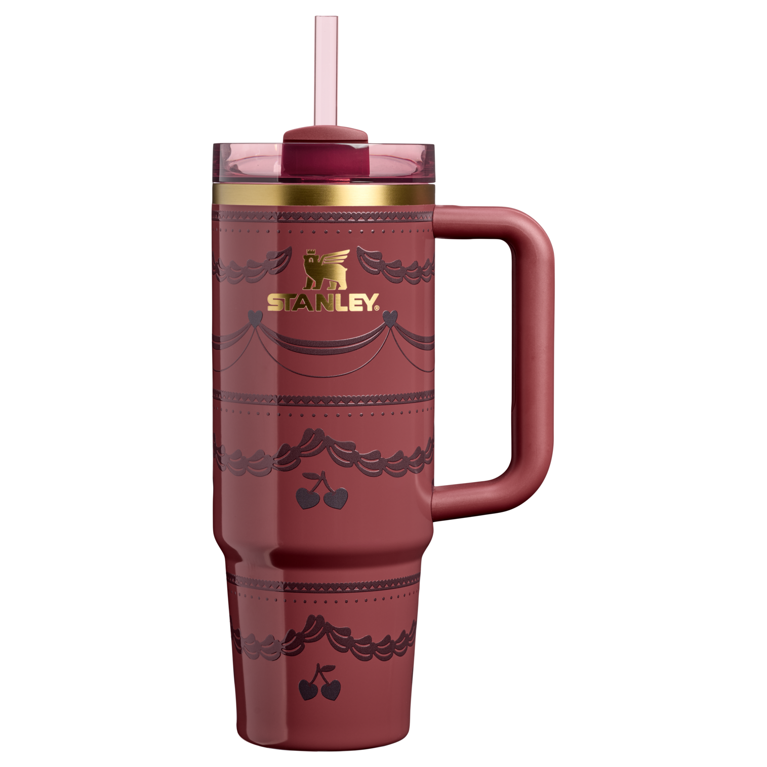 Stanley The Valentine’s Day Quencher H2.0 Flowstate Tumbler | 30 OZ Red Velvet Cake Red Velvet Cake