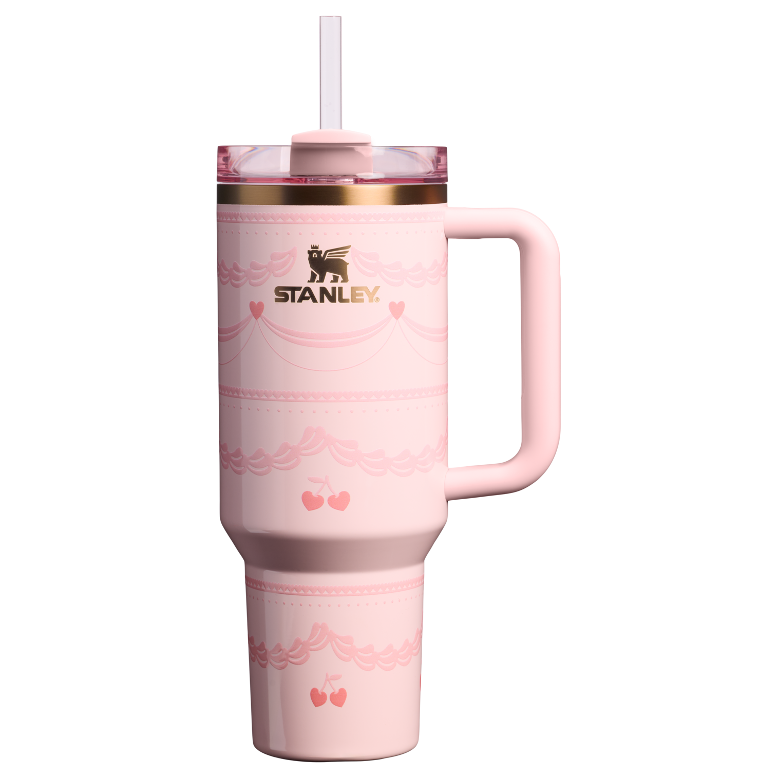Stanley The Valentine’s Day Quencher H2.0 Flowstate Tumbler | 40 OZ Pink Velvet Cake Pink Velvet Cake