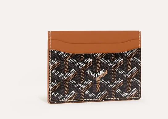 Goyard Cardholder Black and Tan