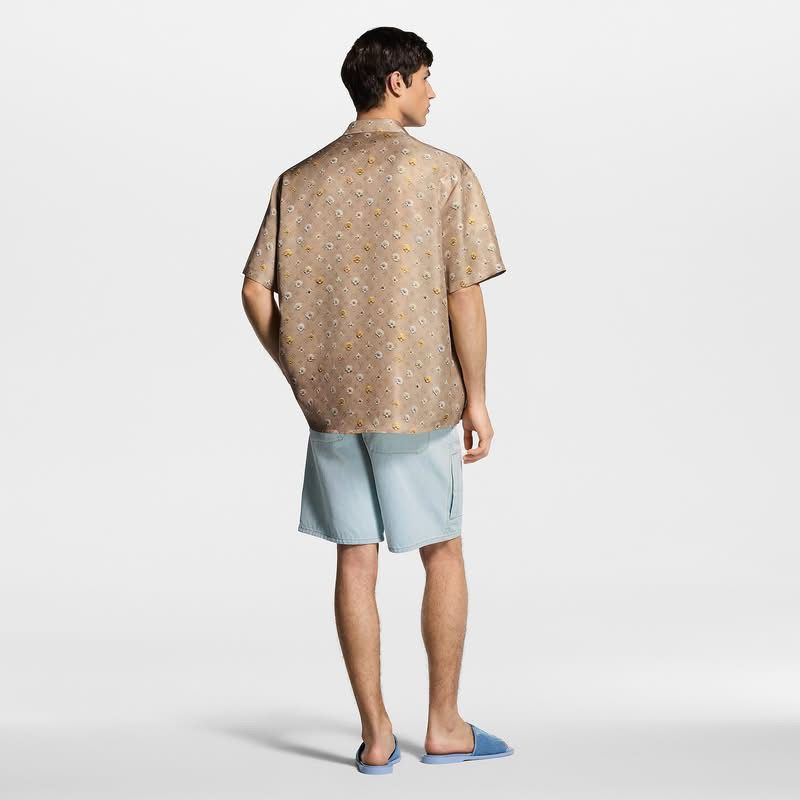 LV monogram silk shirt