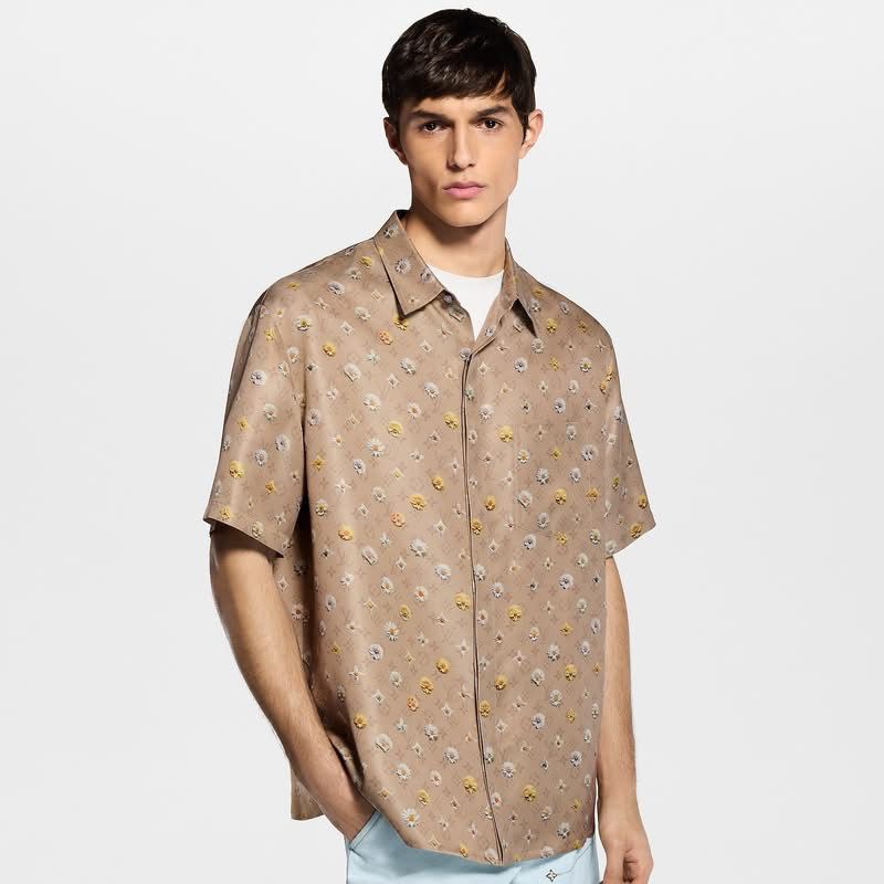 LV monogram silk shirt