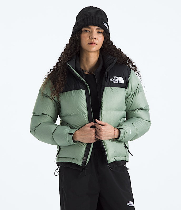 The North Face Women 1996 Retro Nuptse Jacket Granite Grey Tawny Quartz/TNF Black White Dune/TNF Black/Recycled Down Space Slate Moss