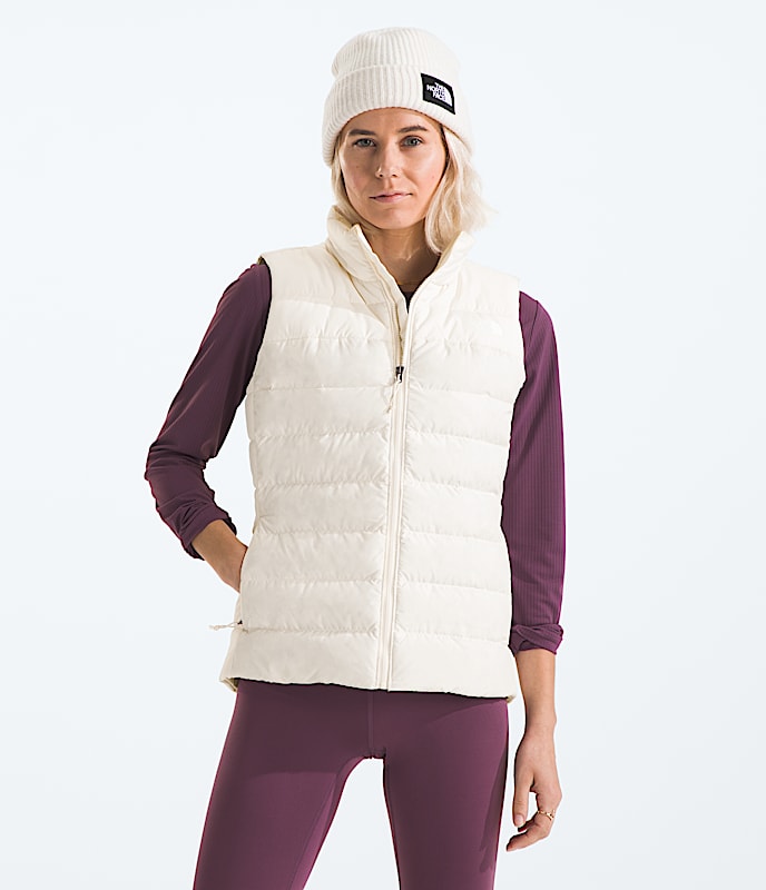 The North Face Women Aconcagua 3 Vest Space White Dune Smoked Pearl TNF Black Mars Dust