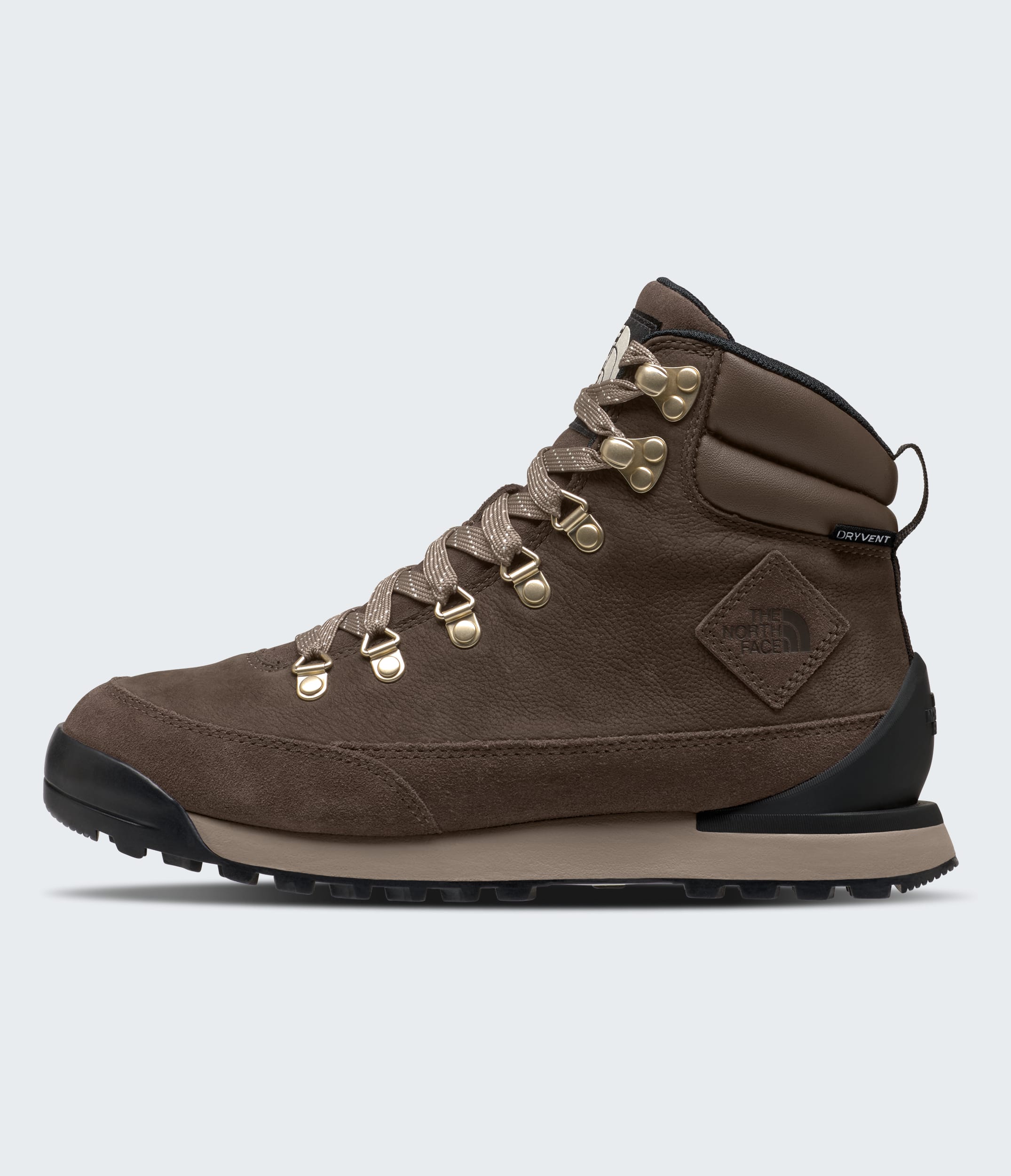 The North Face Womens Back-To-Berkeley Iv Leather Waterproof Boots Demitasse Brown Demitasse Brown