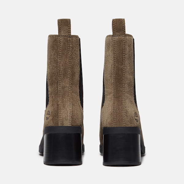Timberland Bellevaux Chelsea Boot Dark Brown Suede/Black Women'S