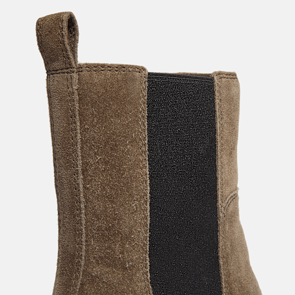 Timberland Bellevaux Chelsea Boot Dark Brown Suede/Black Women'S