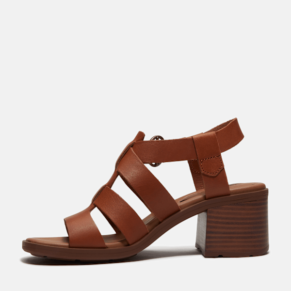 Timberland Bellevaux Fisherman Sandal Brown Full-Grain Women'S
