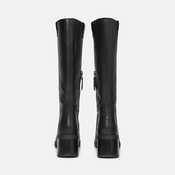 Timberland Bellevaux Tall Boot Black Full-Grain Women'S