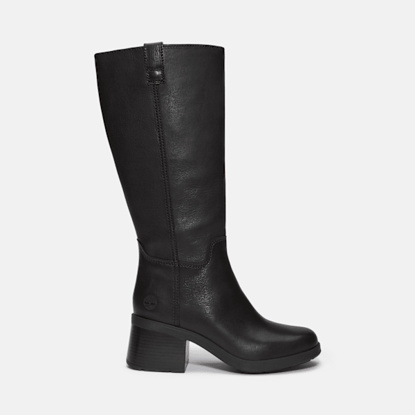 Timberland Bellevaux Tall Boot Black Full-Grain Women'S