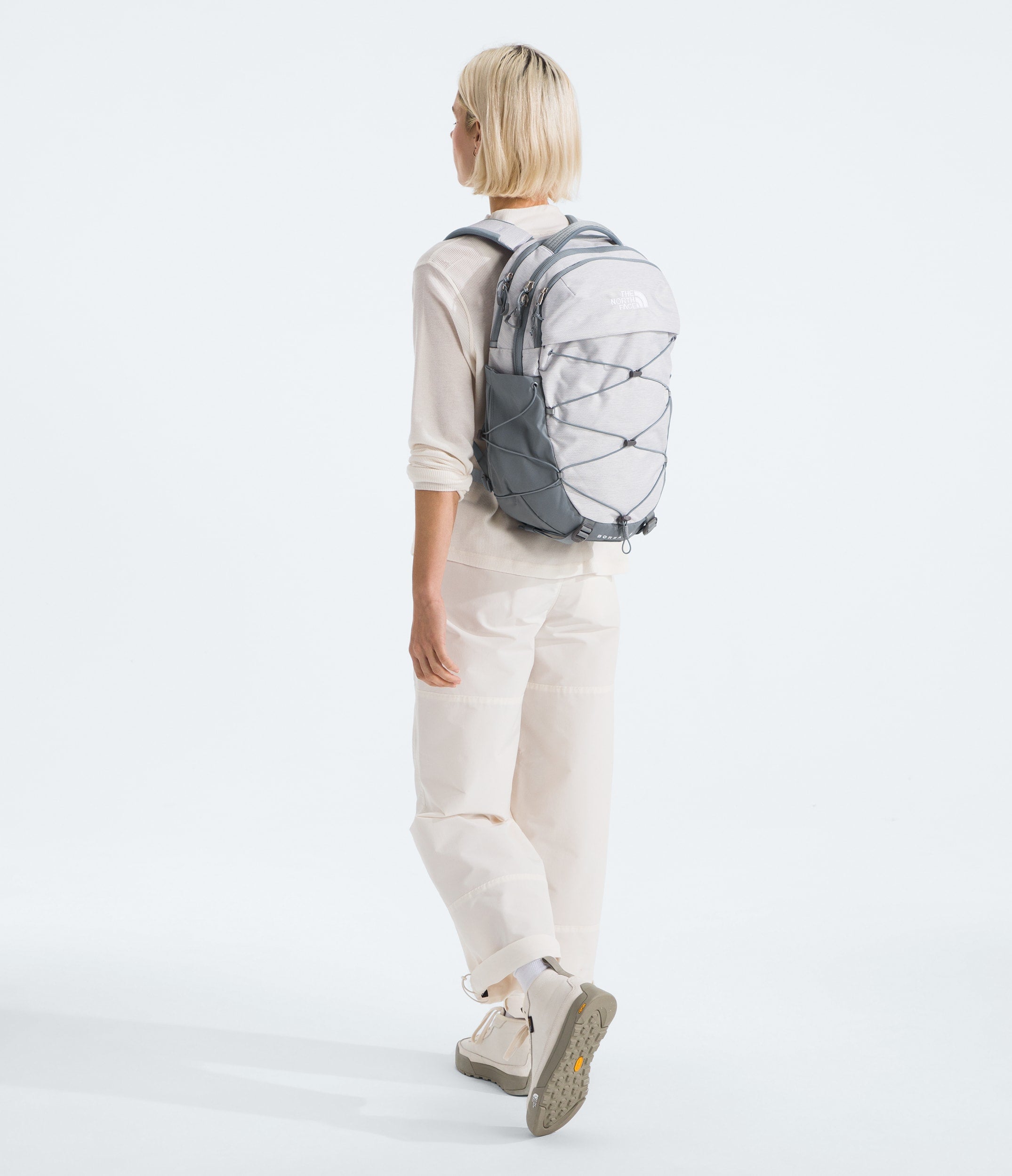 The North Face Women’s Borealis Backpack TNF White Metallic Melange