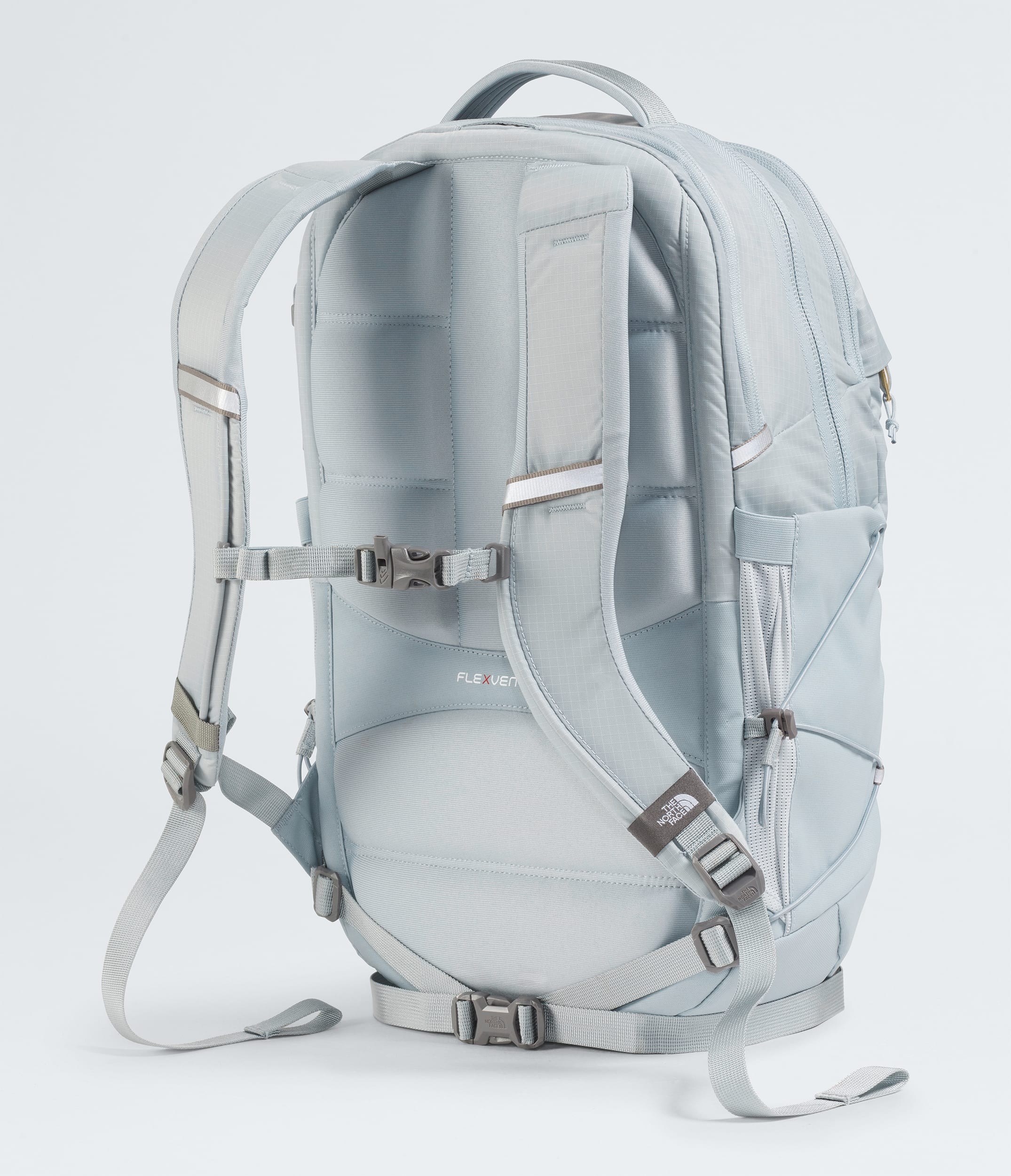 The North Face Women’s Borealis Luxe Backpack Frost Grey-Gold Metallic