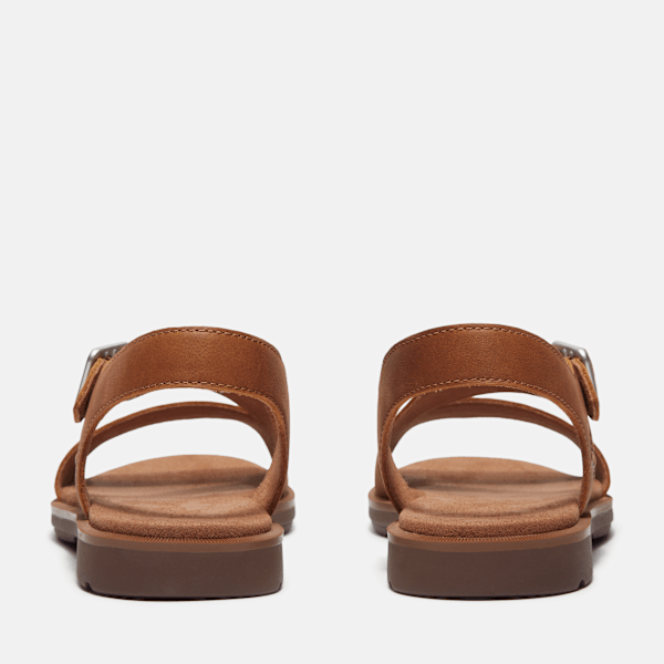 Timberland Calista Bay Backstrap Sandal Rust Full-Grain Women'S
