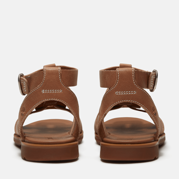 Timberland Calista Bay Fisherman Sandal Brown Full-Grain Women'S