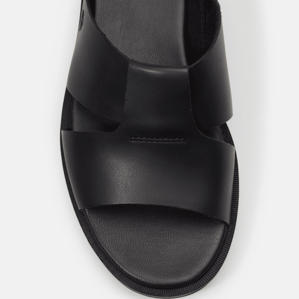 Timberland Calista Bay Slide Sandal Black Full-Grain Women'S