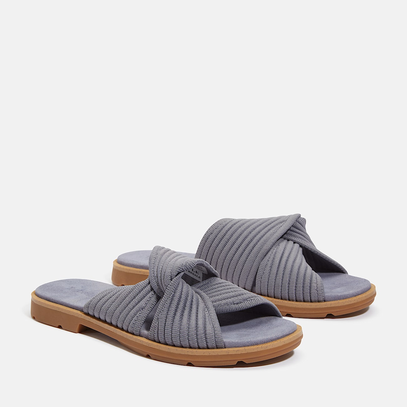 Timberland Women'S Calista Bay Slide Sandal Medium Purple Knit