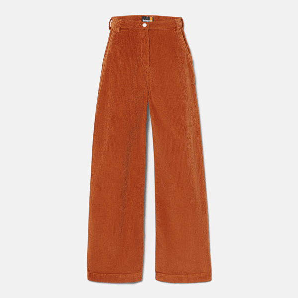 Timberland Corduroy Wide-Leg Pant Umber Women'S
