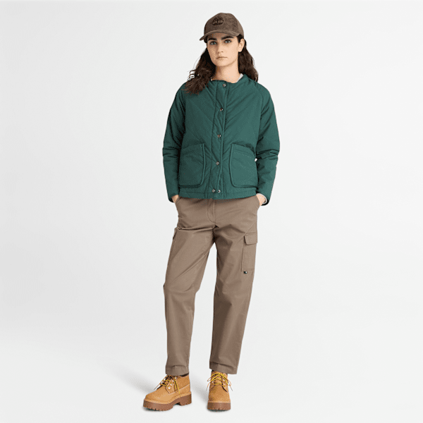 Timberland Durable Water-Repellent Quilted Jacket Dark Forest Green Women'S