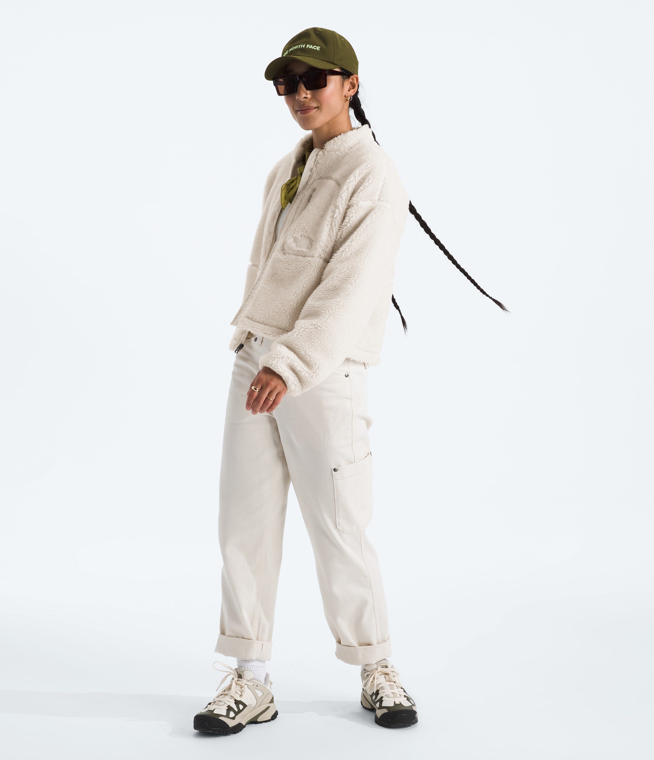 The North Face Women’s Extreme Pile 2 Full-Zip Jacket White Dune
