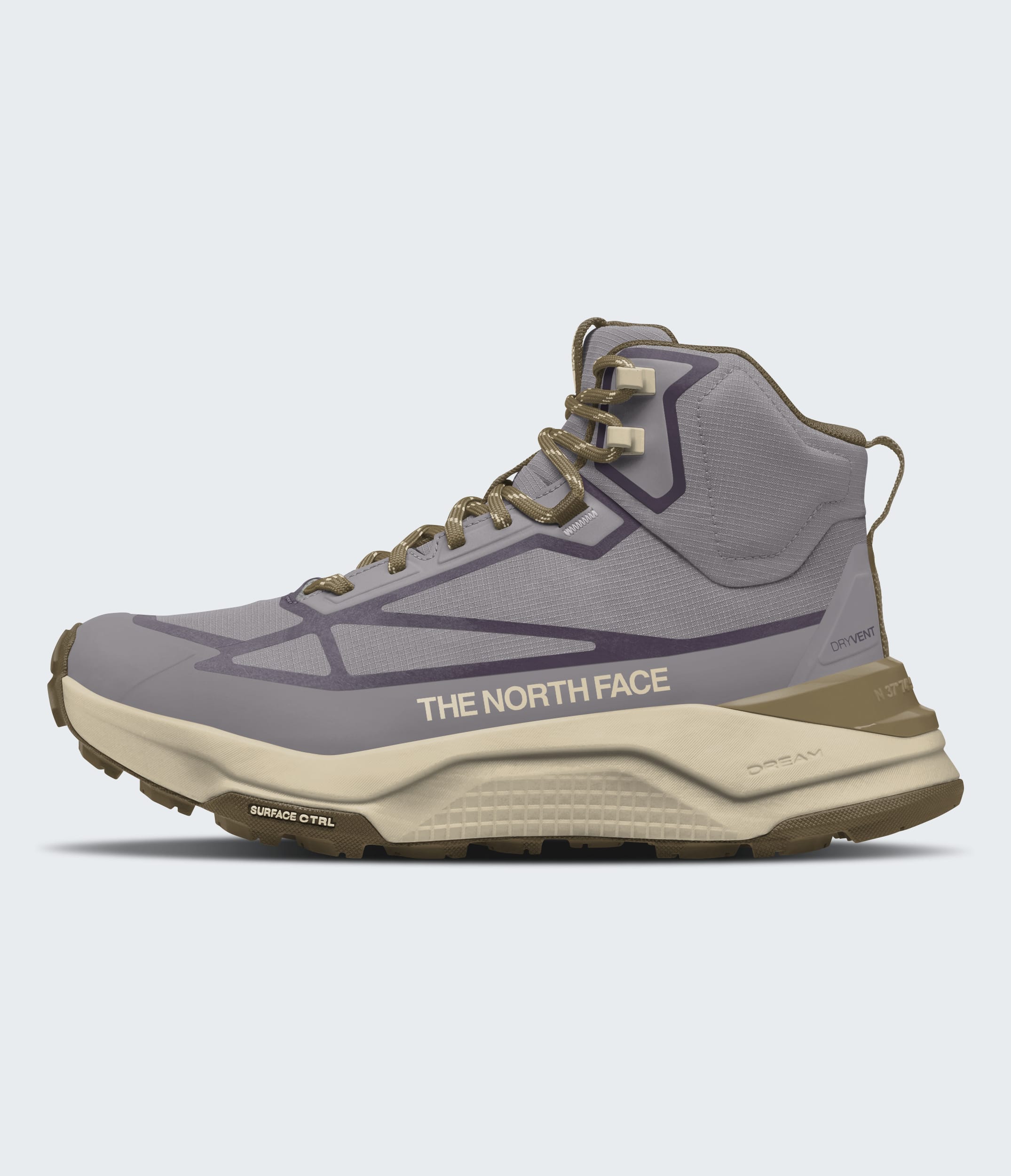 The North Face Womens Fastpack Mid Waterproof Boots Transcendent Grey-Cedar Transcendent Grey-Cedar
