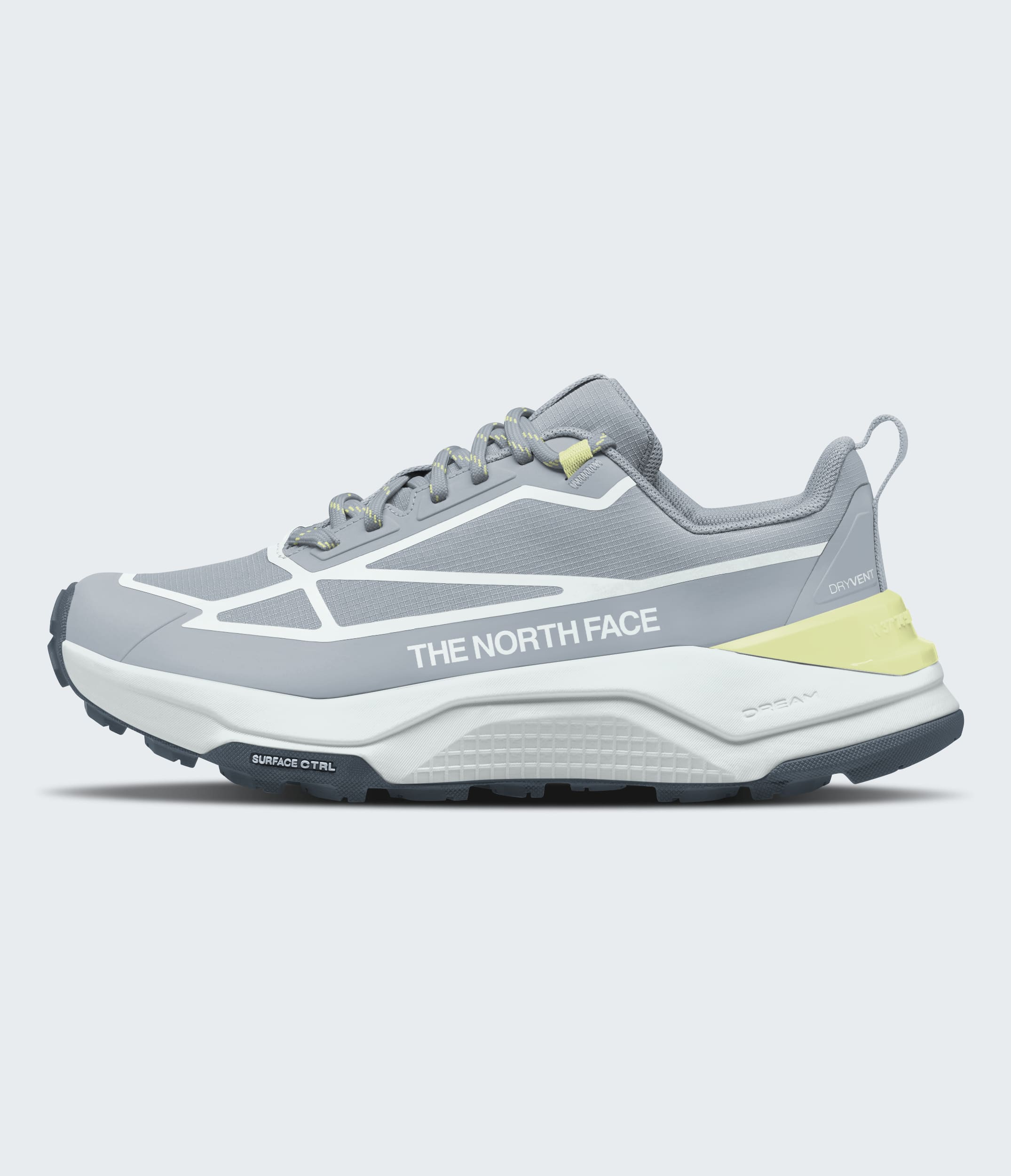 The North Face Womens Fastpack Waterproof Shoes Frost Grey-Lemon Mist Frost Grey-Lemon Mist