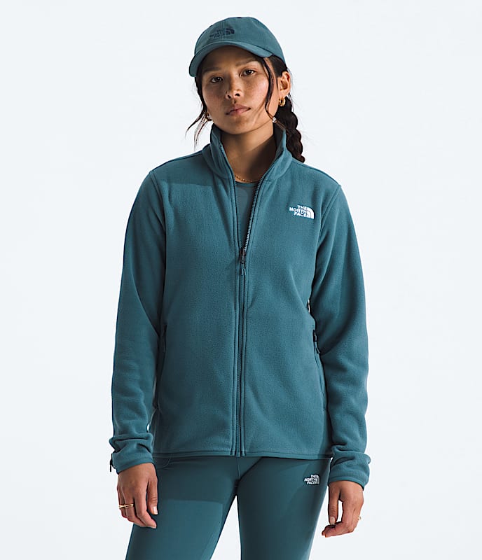 The North Face Women Glacier Fleece Jacket TNF Mid Grey Heather Mars Dust TNF Black Space White Dune Tawny Quartz