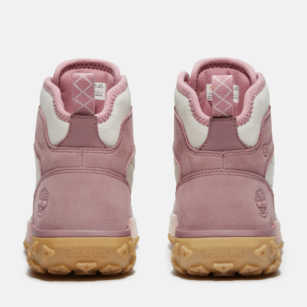 Timberland Greenstride Motion 6 Waterproof Sneaker Medium Pink Nubuck Women'S