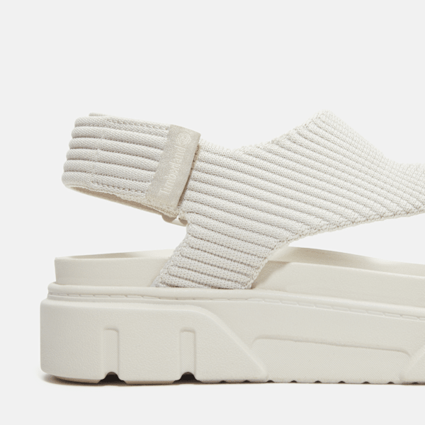 Timberland Greyfield Backstrap Sandal White Knit Women'S