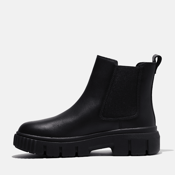 Timberland Greyfield Chelsea Boot Black Full-Grain Women'S
