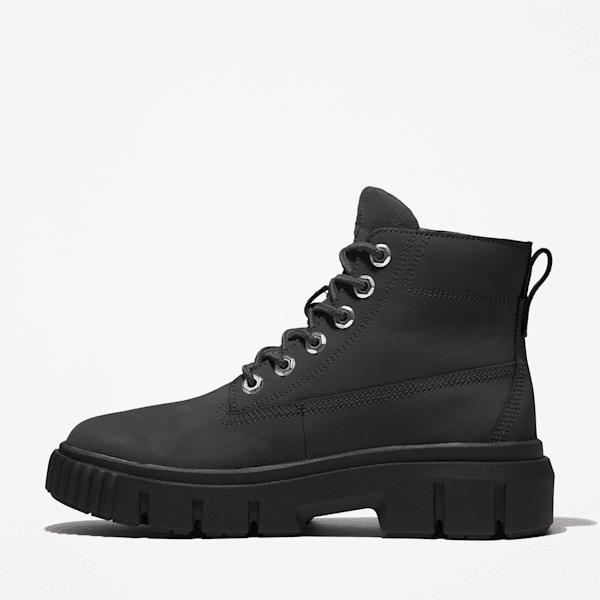 Timberland Greyfield Mid Lace-Up Boot Black Women'S
