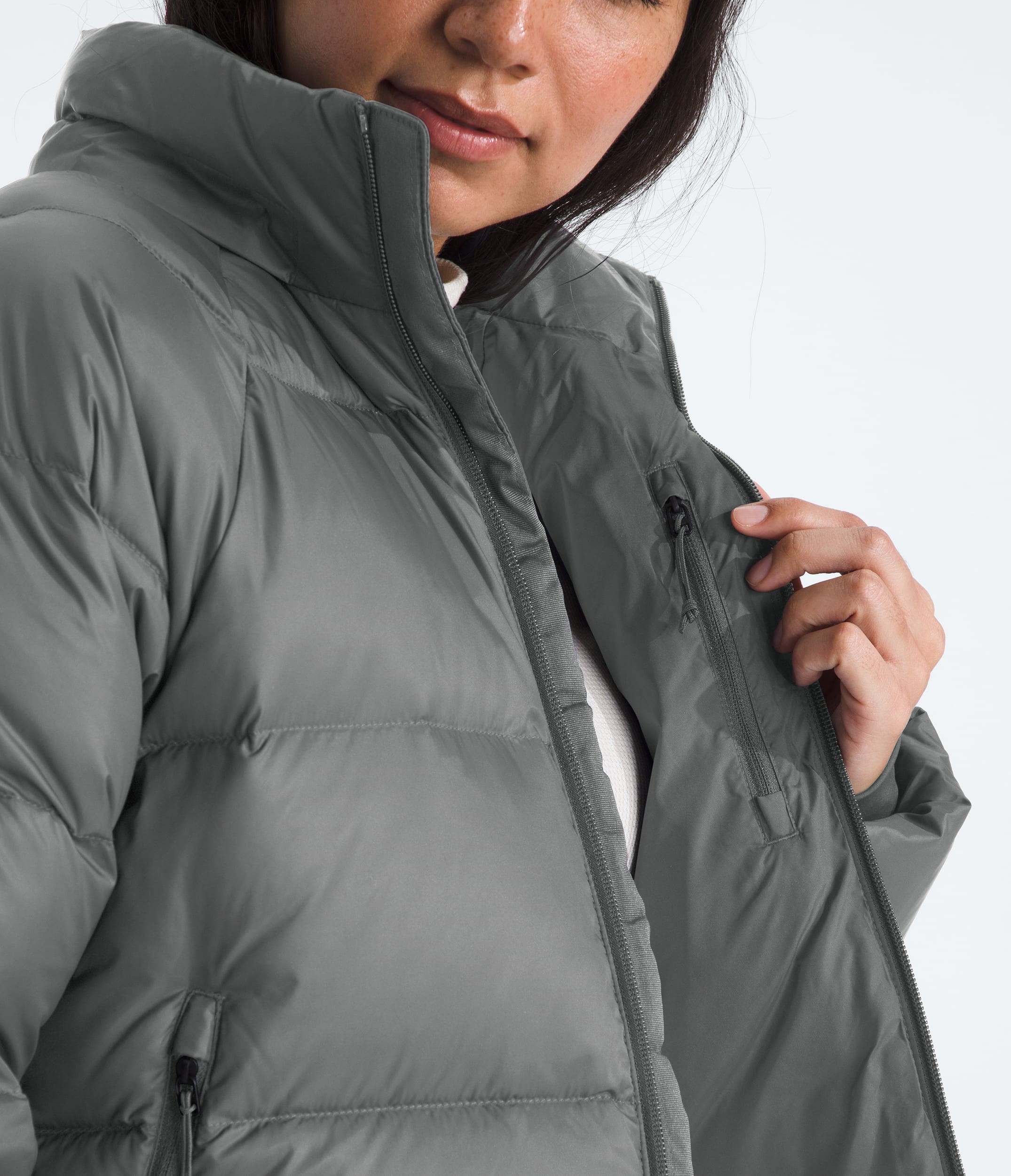 The North Face Women’s Hydrenalite™ City Down Hooded Jacket Smoked Pearl