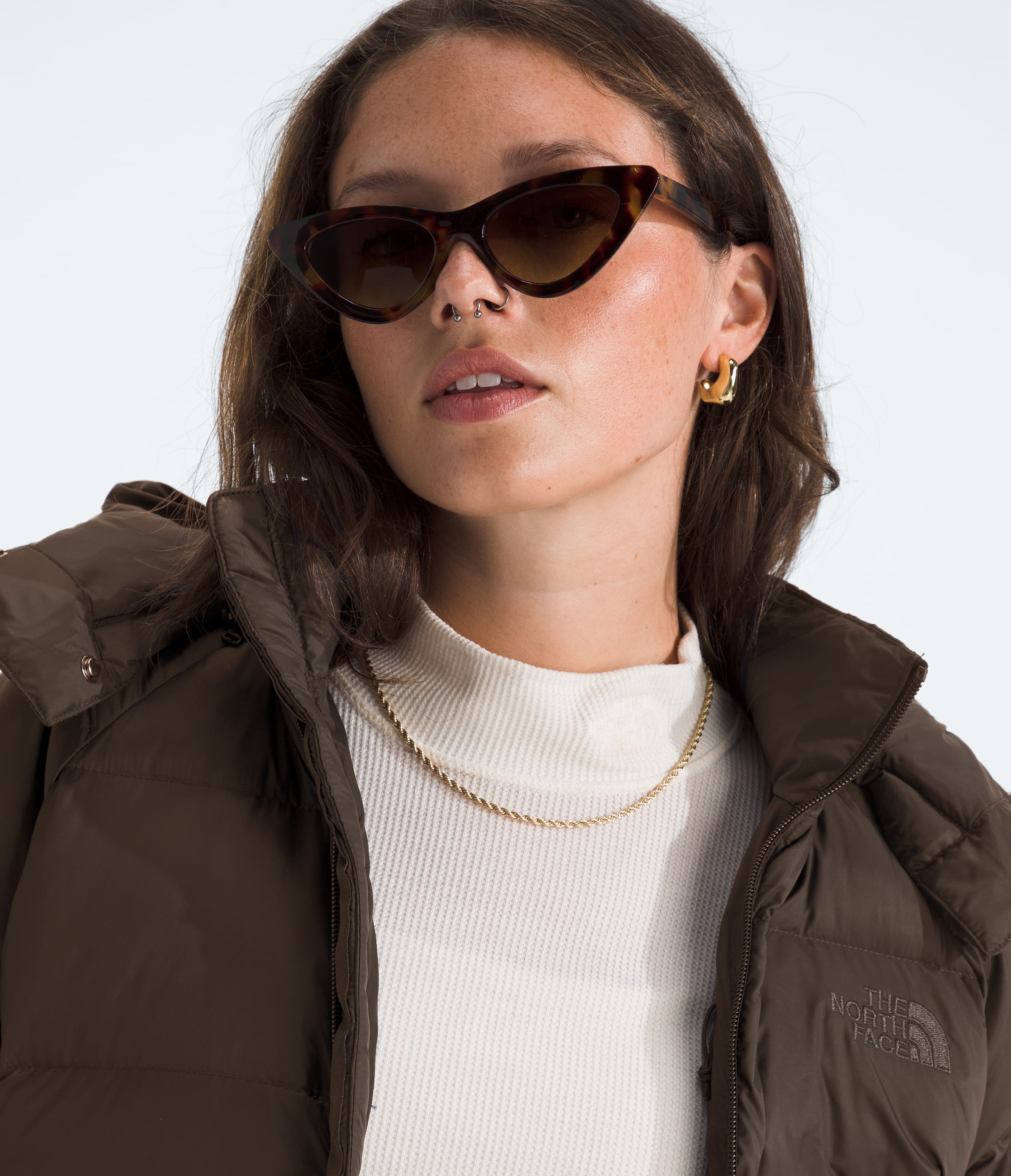 The North Face Women’s Hydrenalite™ City Down Hooded Parka Smokey Brown