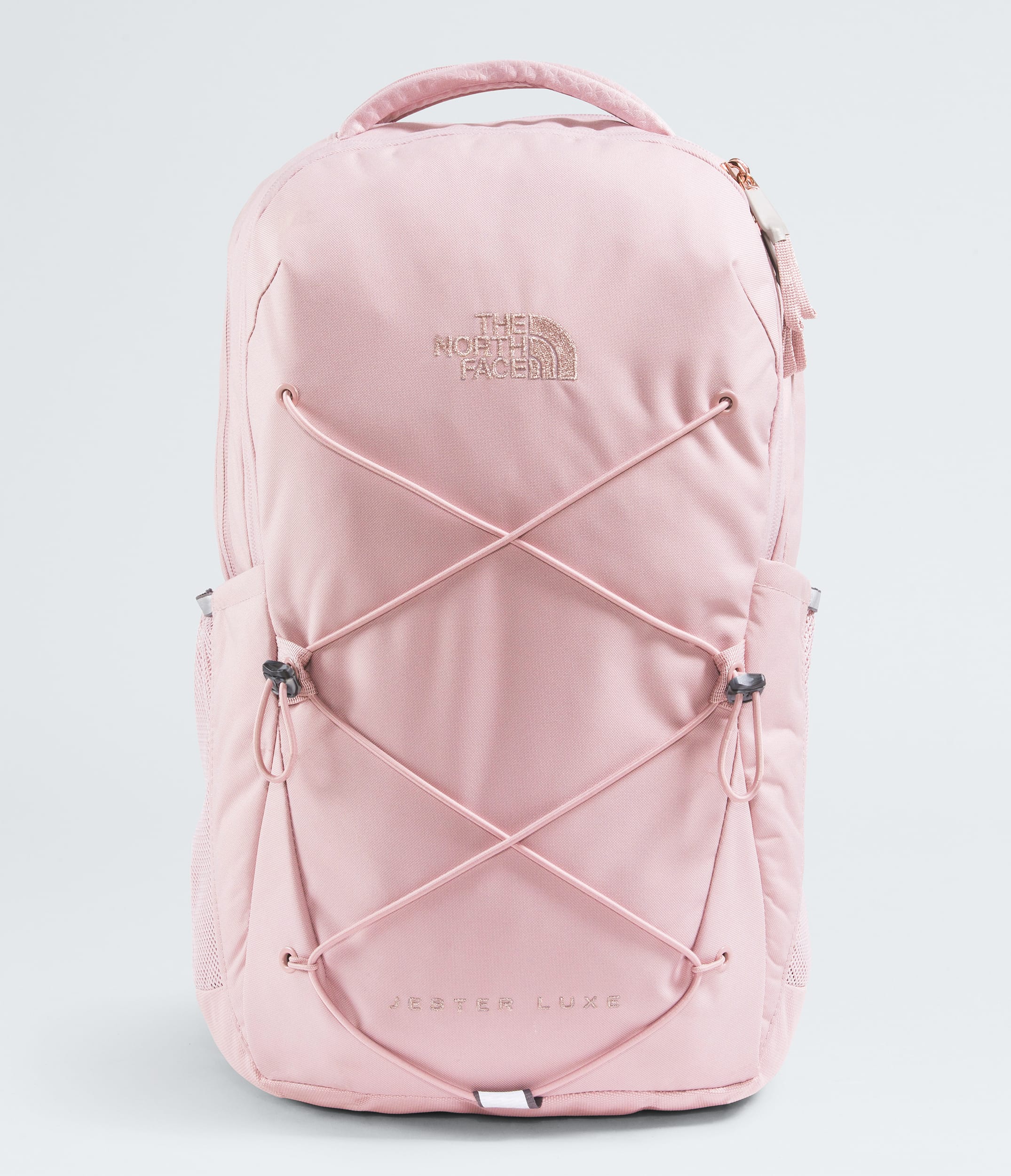 The North Face Women’s Jester Luxe Backpack Metal Pink-Burnt Coral Metallic