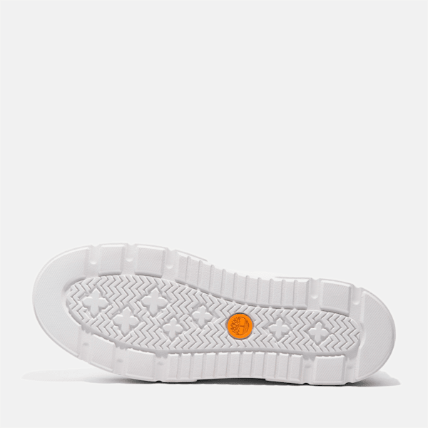 Timberland Laurel Court Low Lace-Up Sneaker White Full-Grain Women'S