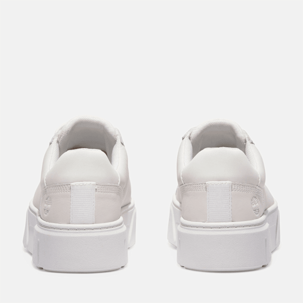 Timberland Laurel Court Low Lace-Up Sneaker White Full-Grain Women'S