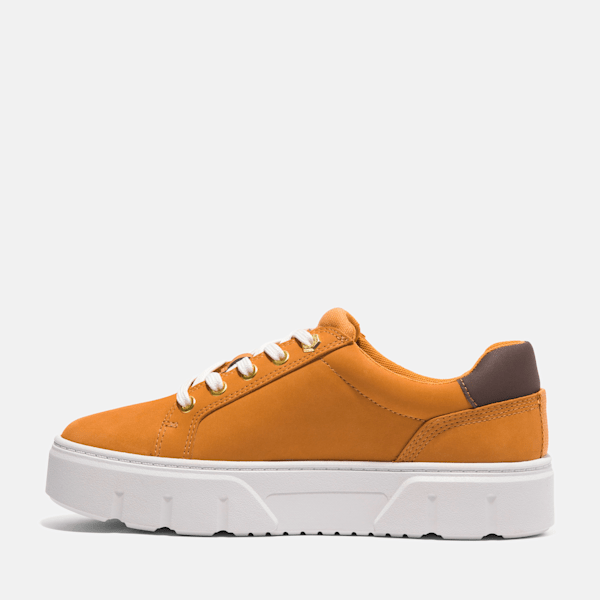 Timberland Laurel Court Low Lace-Up Sneaker Wheat Nubuck Women'S