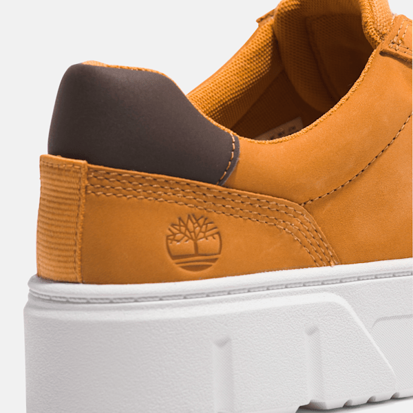 Timberland Laurel Court Low Lace-Up Sneaker Wheat Nubuck Women'S
